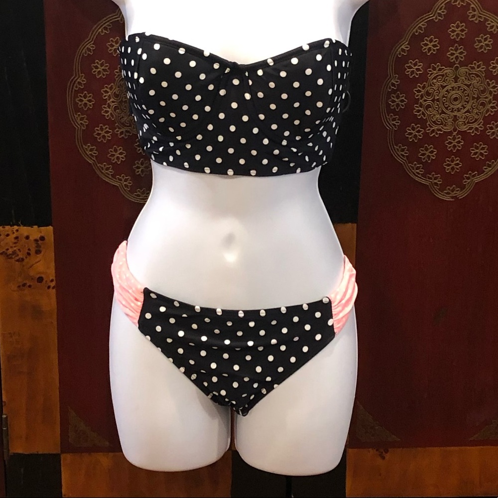 NWT Adore Me Polka Dot Bikini Women’s Size Large